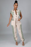 Olivia Olive Jumpsuit