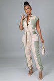 Olivia Olive Jumpsuit