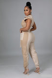 Olivia Khaki Jumpsuit